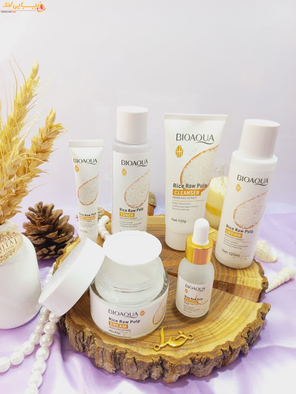 پک مراقبتی پوست عصاره ی برنج بیوآکوا (BIOAQUA) - Image 3